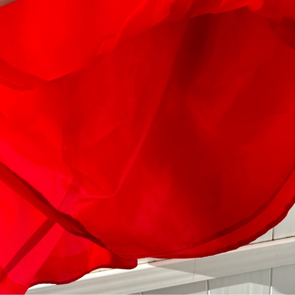 J. Crew red cap sleeve fit and flare dress | size 6 - Picture 9 of 13